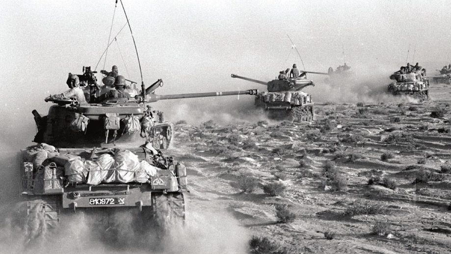 М51 на марше в Шестидневной Войне