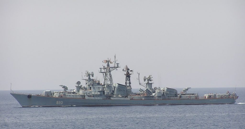 Корабль ВМФ России «подсмотрел» за течением учений «Sea Breeze-2019»