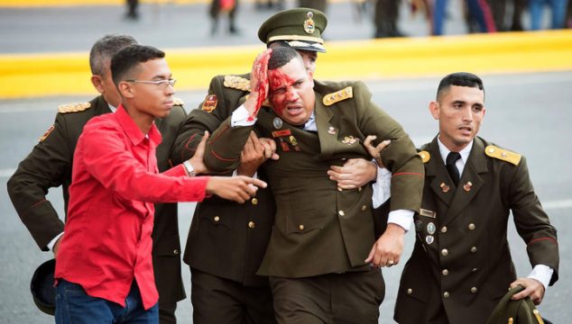 пострадавший военный во время покушения на Мадуро в 2018 году