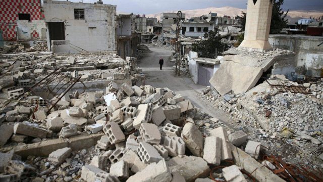 разруха в Сирии