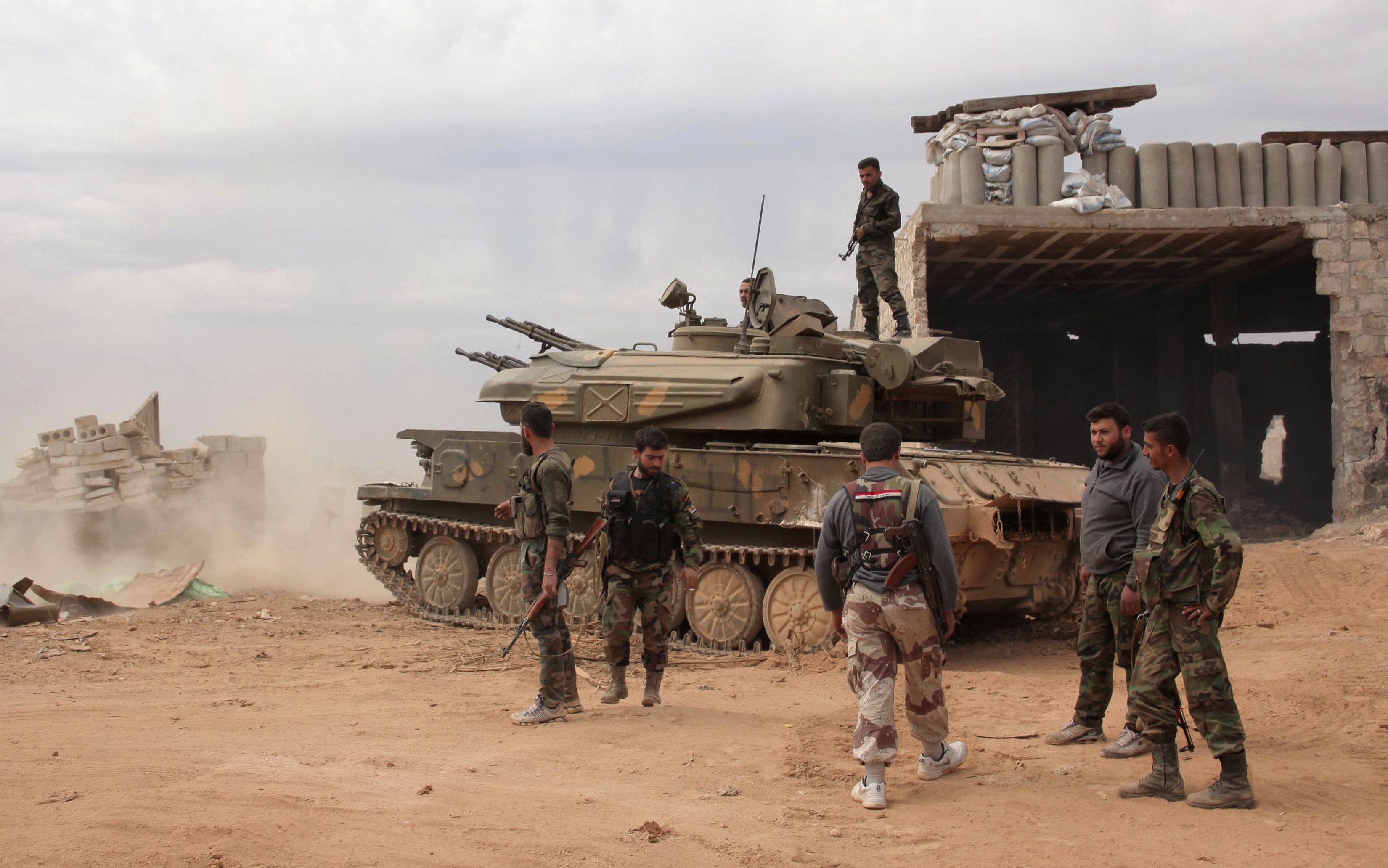 Союзные силы в сирии. Сирийская арабская армия (САА). Сирийские правительственные войска.