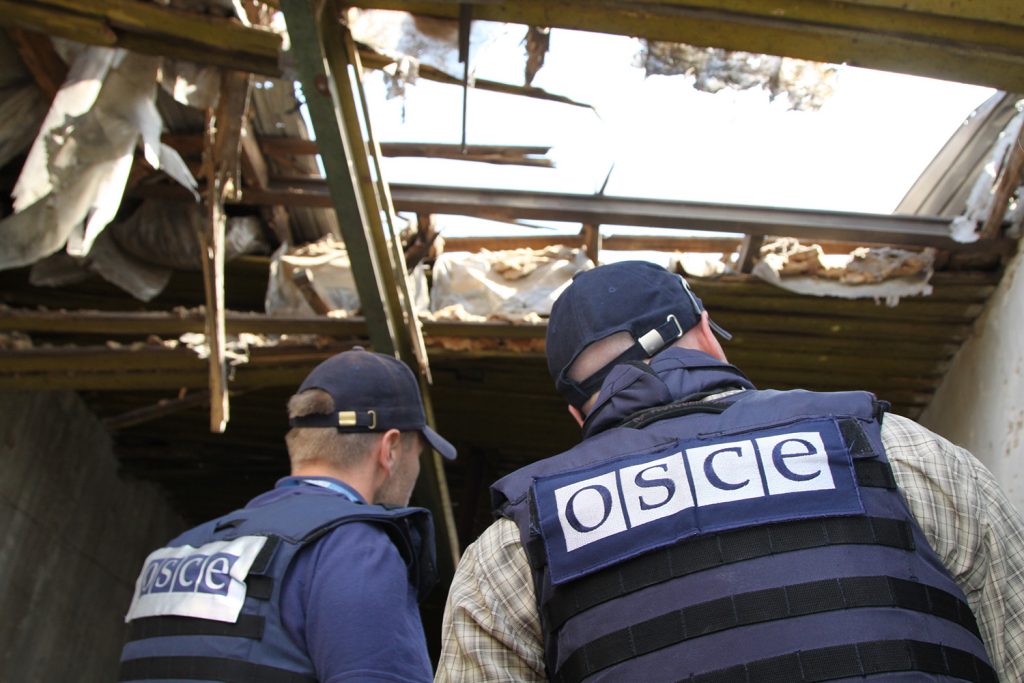 наблюдатели ОБСЕ в Донбассе