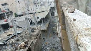 кварталы  разрушенного Ярмука