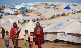 лагерь внутренне перемещенных лиц в Сирии