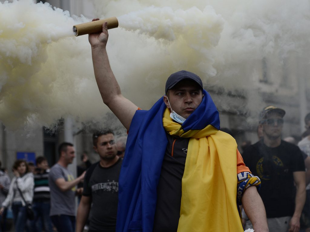 «Бешеная свора»: В Киеве избиты британские болельщики