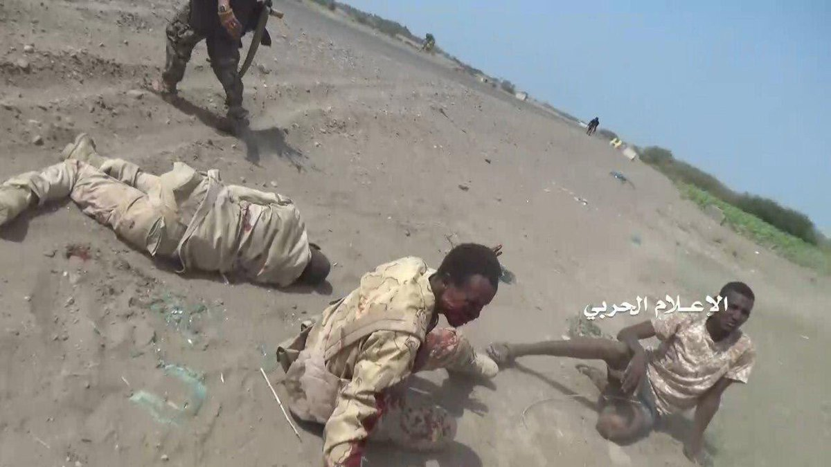 Пленные суданские военные в Йемене