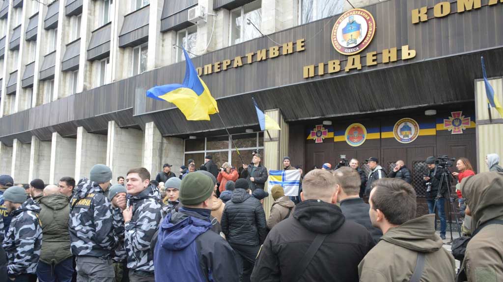 Акция в поддержку украинских моряков задержанных Россией катеров