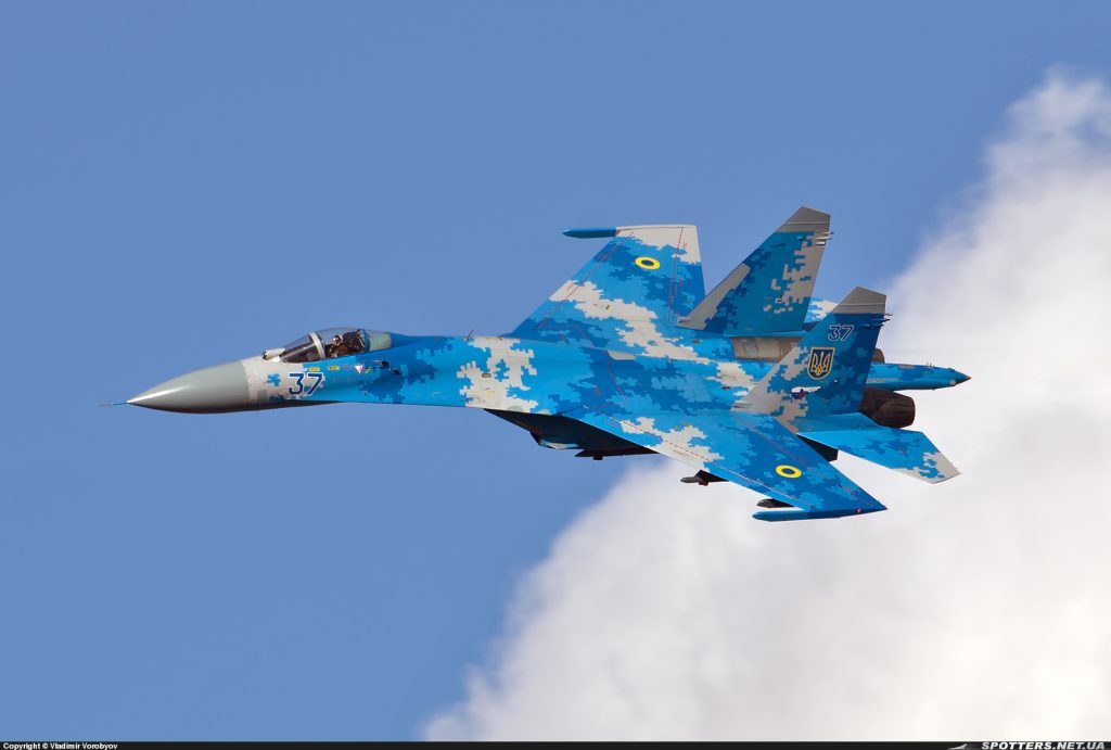 Борт украинских ВВС Су-27 рухнул в Житомирской области