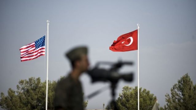 военные флаги США Турция