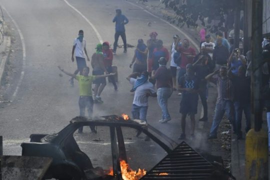 протест в венесуэле январь 2019