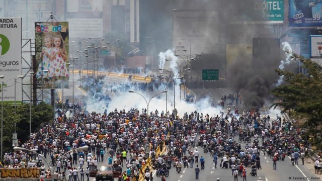 протест в Венесуэле