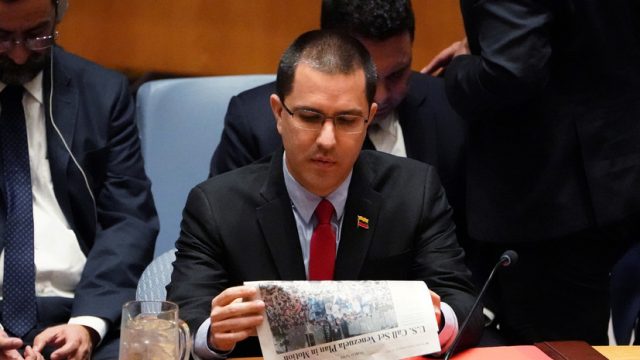 Глава МИД Венесуэлы Хорхе Арреаса 