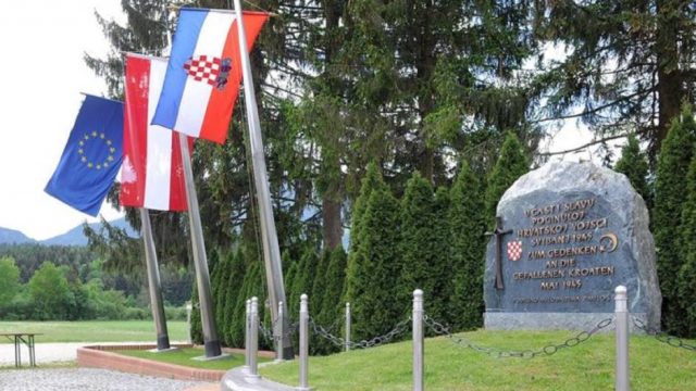 памятник хорватских усташей в австрийском Блайбурге