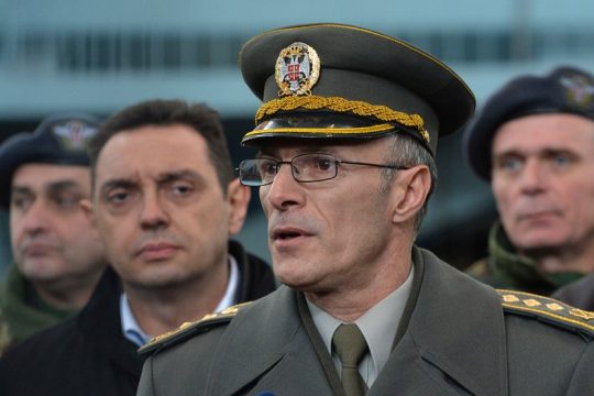 Начальник Генерального штаба Армии Сербии генерал-подполковник Милан Мойсилович