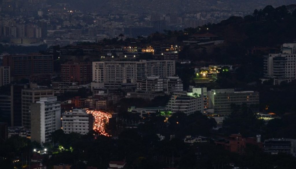 Каракас в темноте, блэкаут в Венсеуэле, 9 марта 2019 года