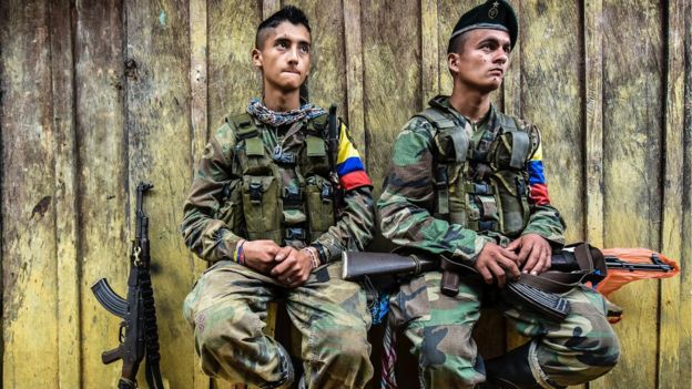 бойцы farc, колумбия