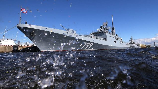 фрегат России "Адмирал Макаров" на Кипре