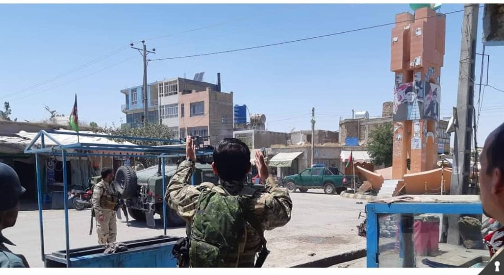 атака талибов на отель и штаб полиции в афганском городе Кала-е-Нау 