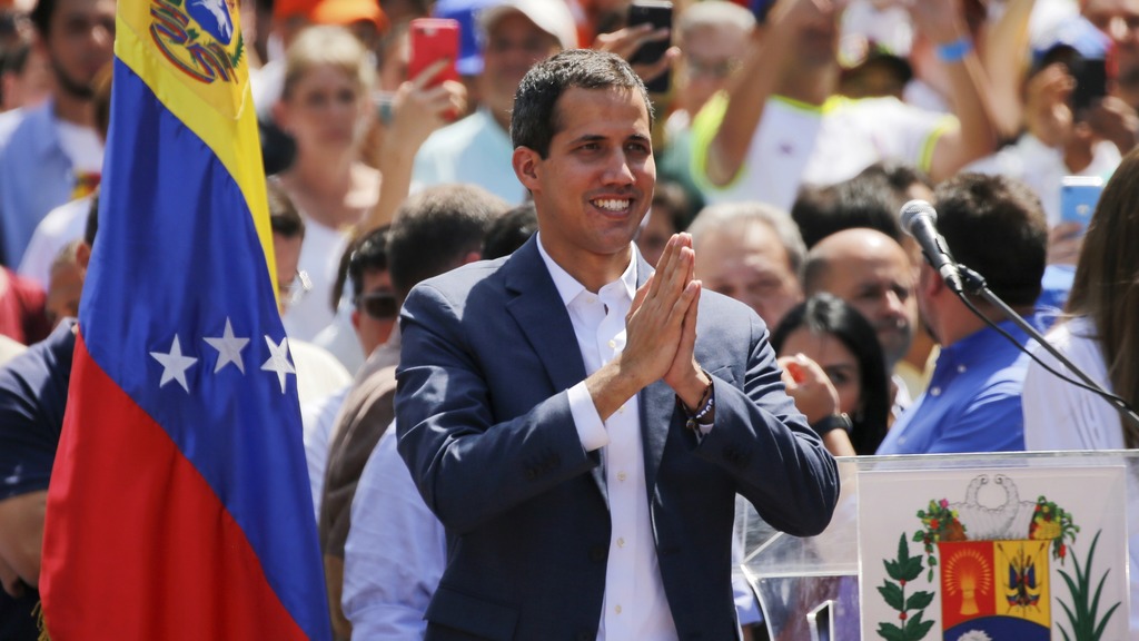 оппозиционер Венесуэлы Хуан Гуайдо
