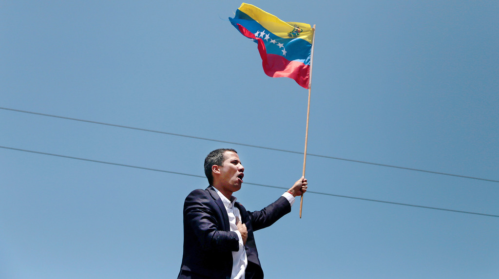 венесуэльский оппозиционер Хуан Гуайдо
