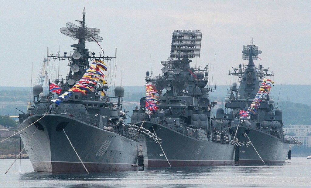 парад День ВМФ России