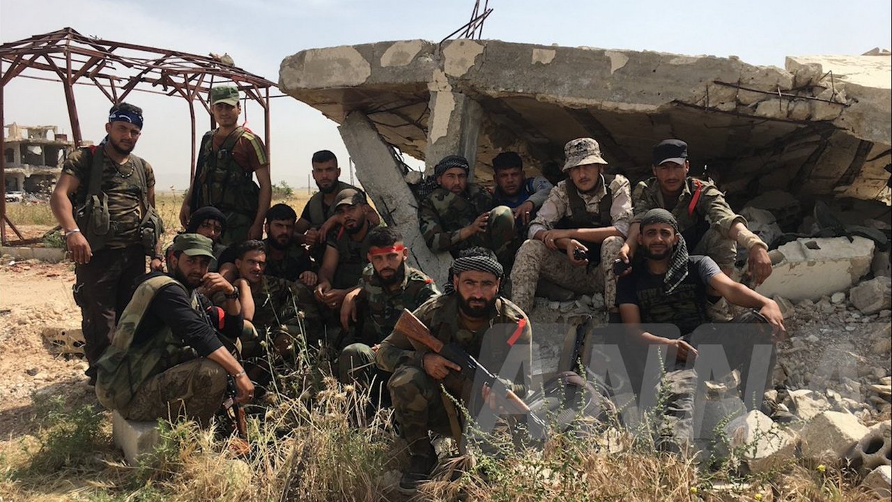 Союзные силы в сирии. Сирийская армия в провинции Идлиб.
