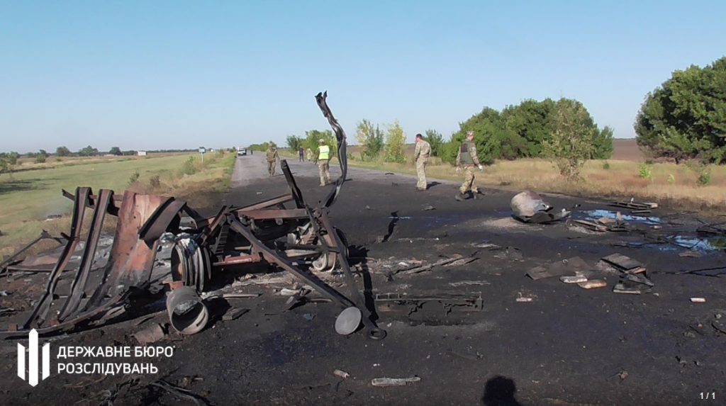 Взрыв машины ВСУ произошёл на трассе Запорожской области
