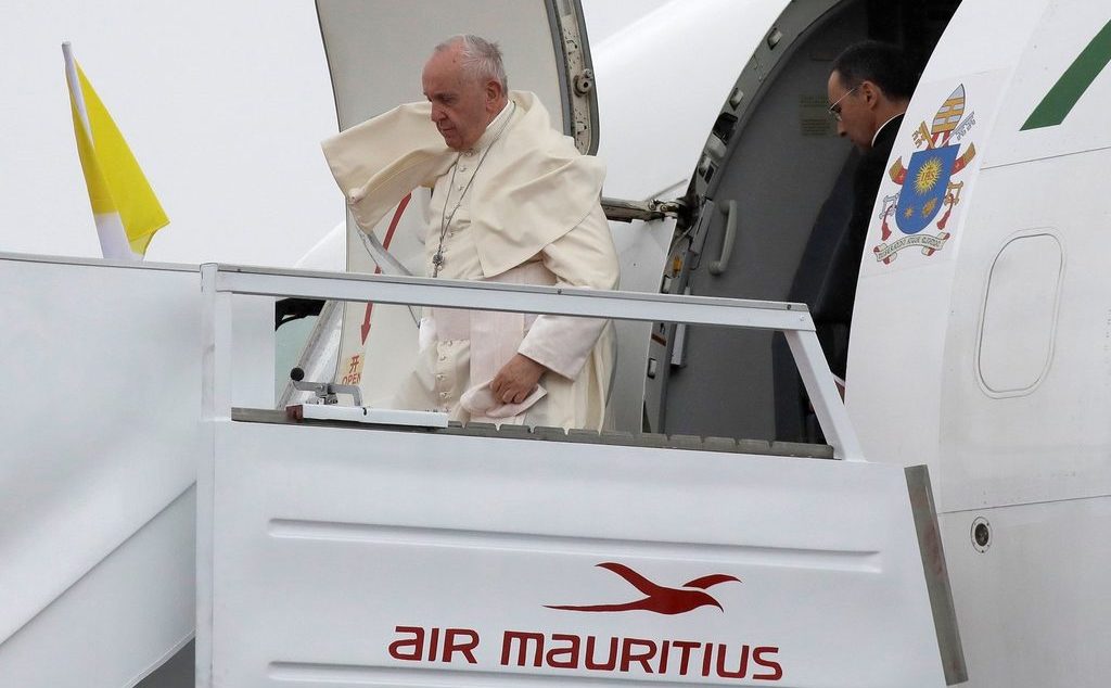 Папа Римский Франциск во время турне по Африке заехал на Маврикий