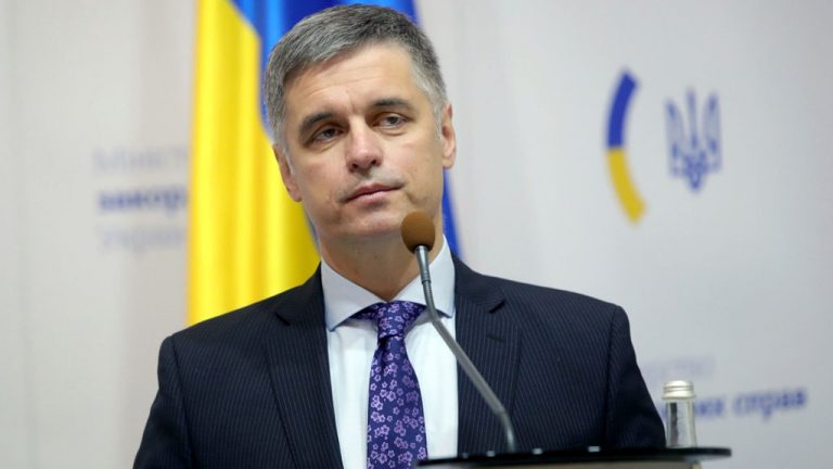 Minister of Foreign Affairs of Ukraine Vadym Prystaiko partakes in a joint news conference with Minister of Foreign Affairs and European Integration of the Republic of Moldova Nicu Popescu, Kyiv, capital of Ukraine, September 9, 2019. Ukrinform.
