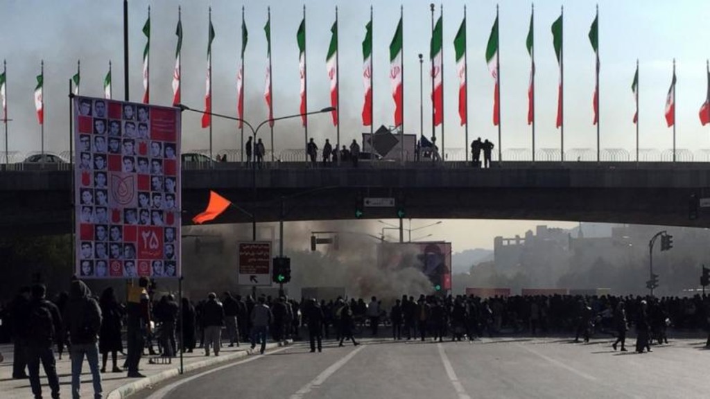 протесты в Иране ноябрь 2019 года