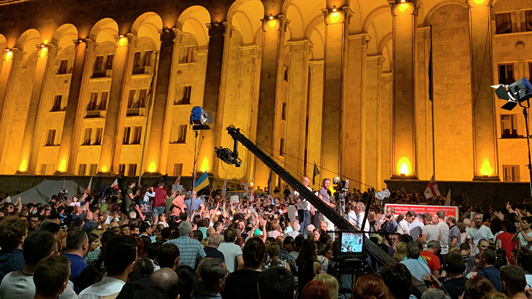 штурм парламента Грузии июнь 2019 года