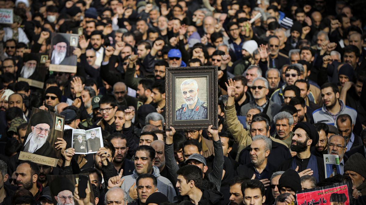 похороны иранского генерала Касема Сулеймани