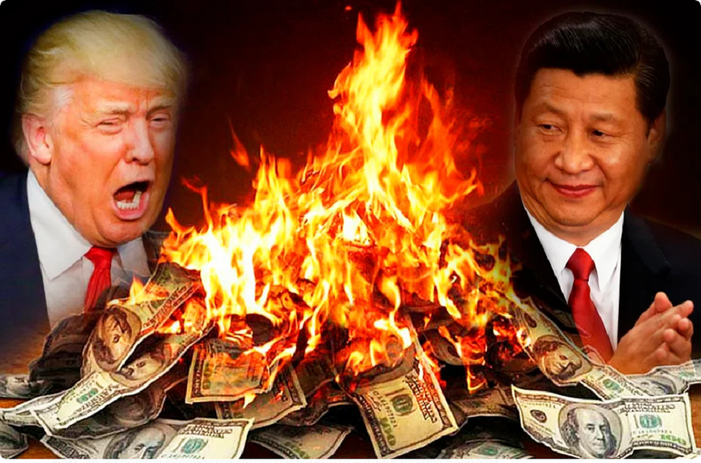 Китай выбирает интенсивность сброса 20% облигаций Минфина США — Global Times