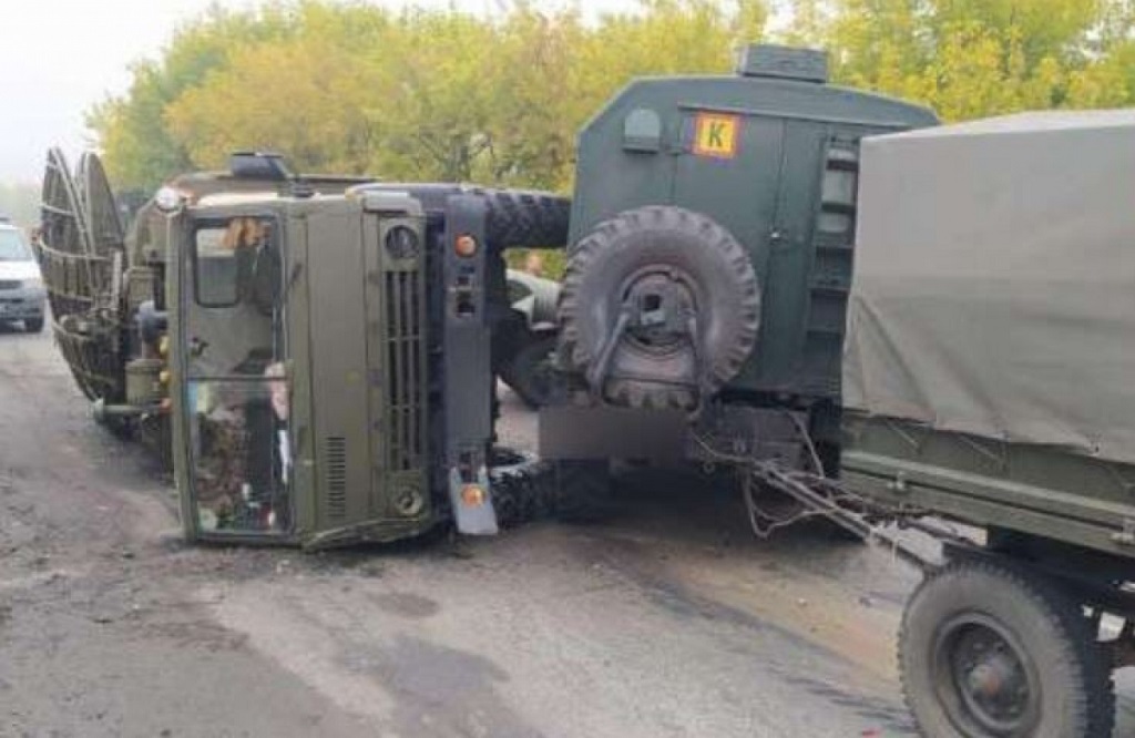Возле Днепропетровска произошла авария с участием техники ВСУ
