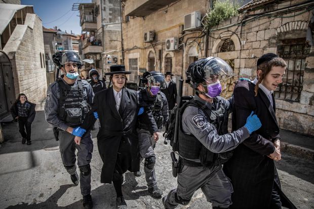 столкновения между ультраортодоксальными иудеями и полицией