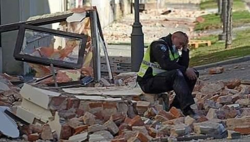 землетрясение в Хорватии