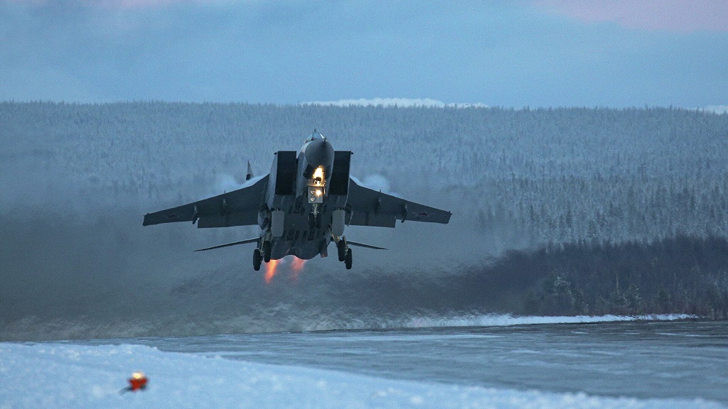 На Новой Земле ВВС России разместили истребители МиГ-31БМ