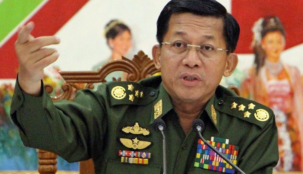 мьянмский генерал Мин Аун Хлаин