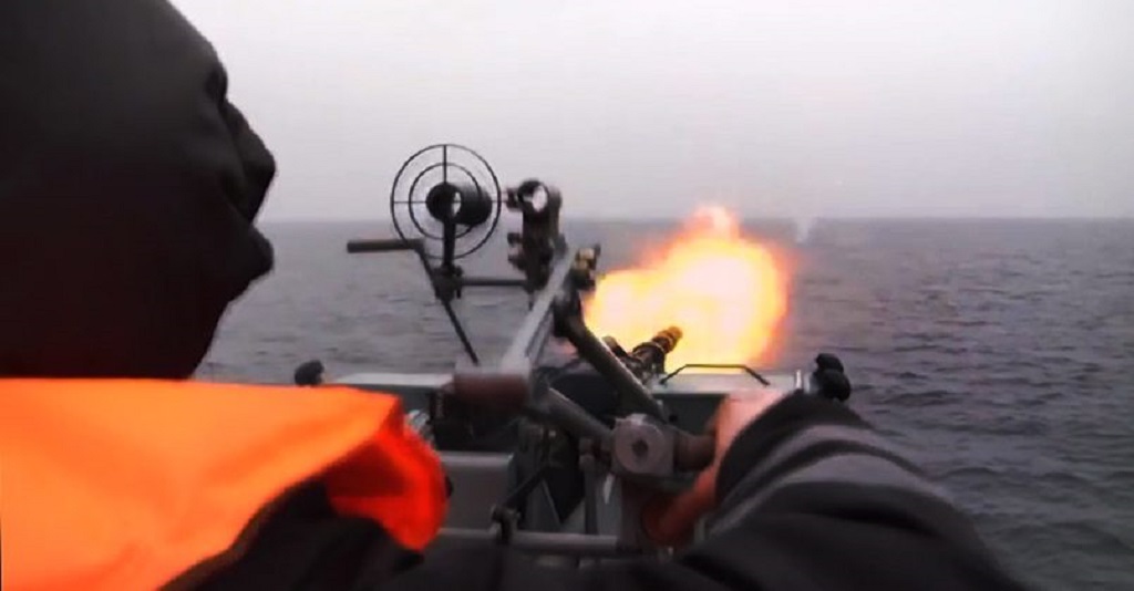 Десантные катера ВМФ России провели учения на Балтике