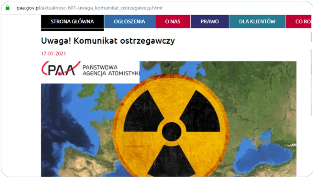 хакеры устроили Польше - "радиологическую тревогу"