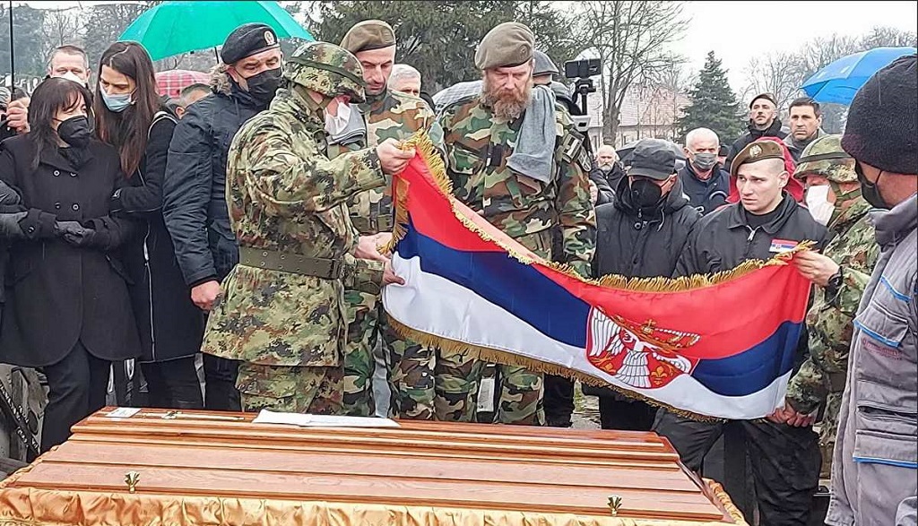 В Сербии почтили память героя-добровольца из Южной Осетии Альберта Андиева