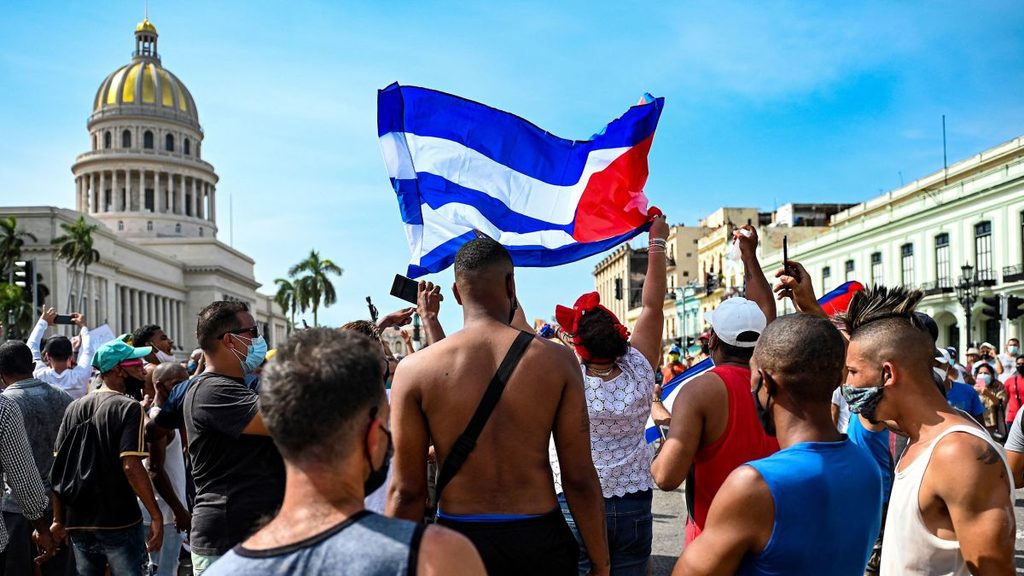 протесты на Кубе