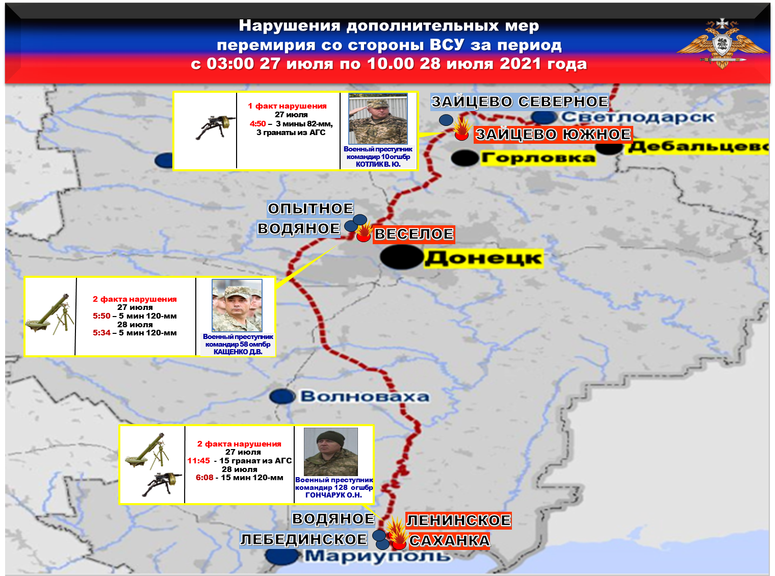 Обстановка на линии фронта за сутки: версии сторон - ANNA NEWS