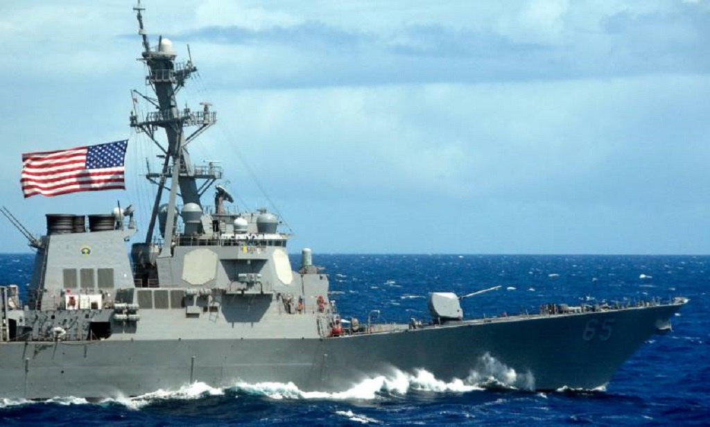 В акваторию территориальных вод КНР вошёл эсминец ВМС США