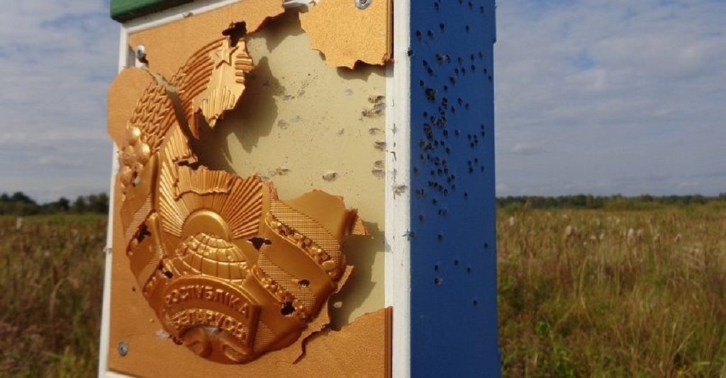 Госпогранкомитет РБ: пограничный знак Белоруссии обстреляли со стороны Украины