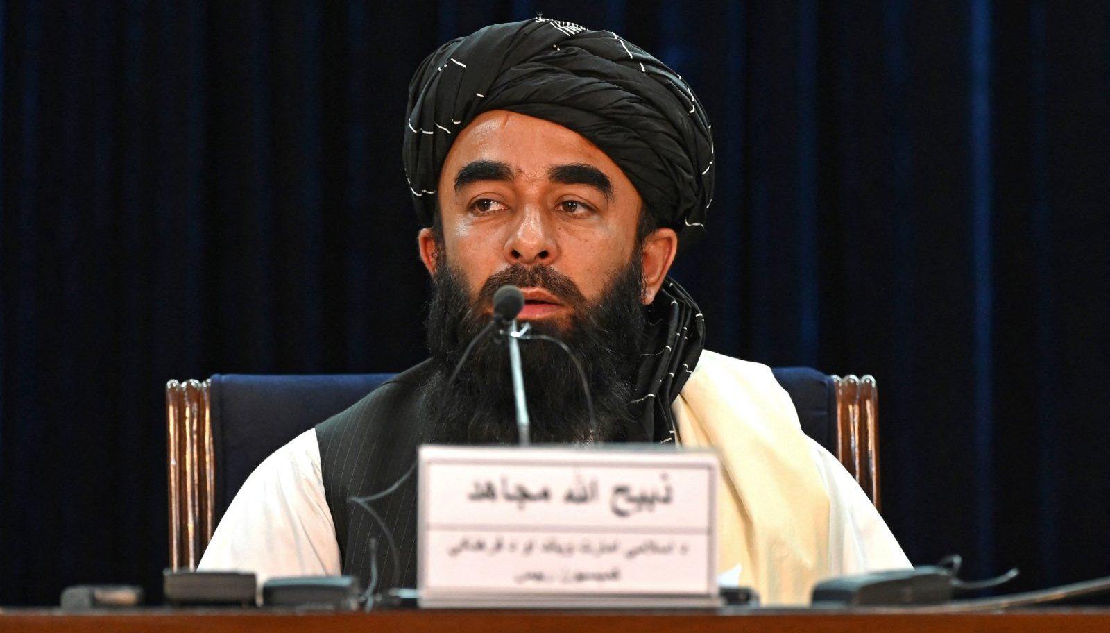 талибанский представитель Забихулла Муджахид