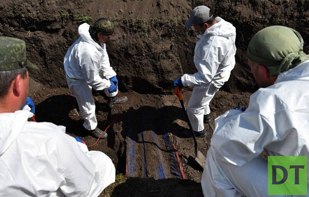 Новую братскую могилу жертв агрессии ВСУ нашли в Харцызске