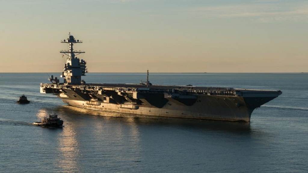 «Кризис»: ВМС США ремонтируют авианосец «Джеральд Форд» запчастями с борта «Кеннеди»