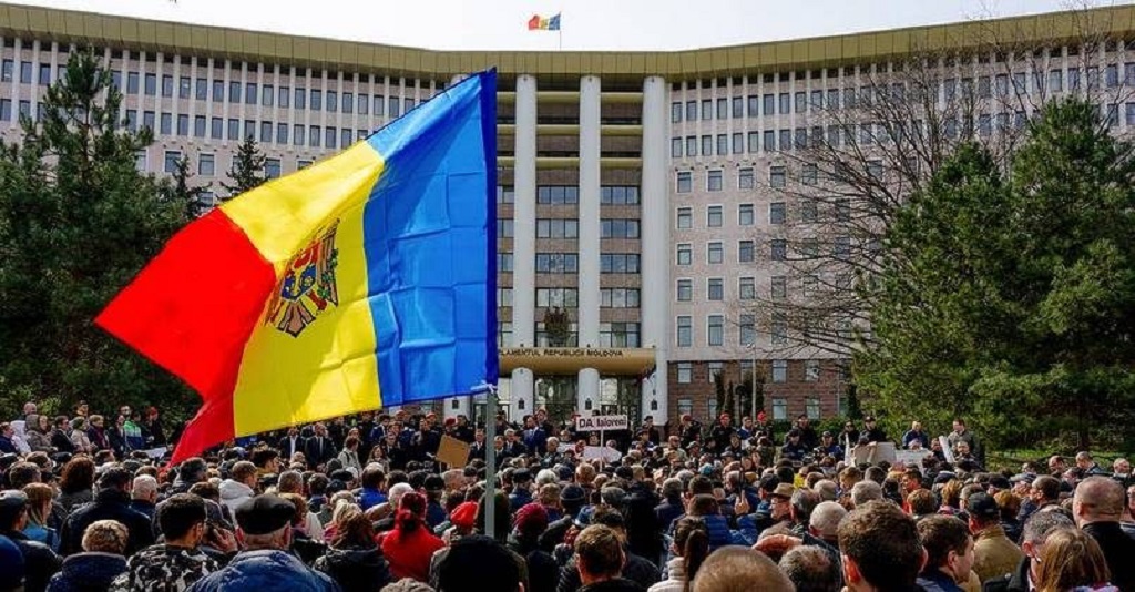 У резиденции президента Молдавии прошёл митинг пенсионеров