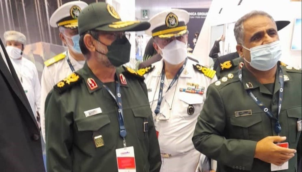 делегация КСИР Ирана на военном салоне в Дохе